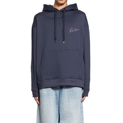 Blue Cotton Sweatshirt