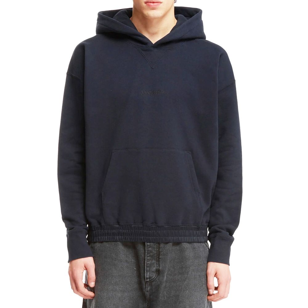 Blue Cotton Sweatshirt
