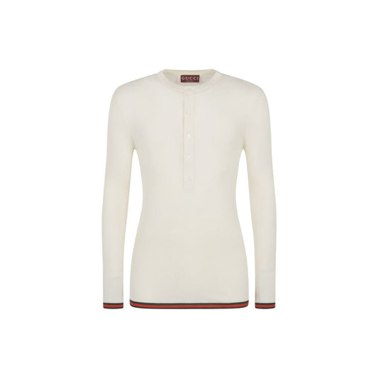 White Silk T-Shirt