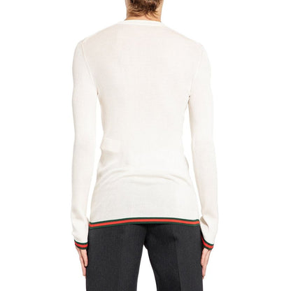 White Silk T-Shirt