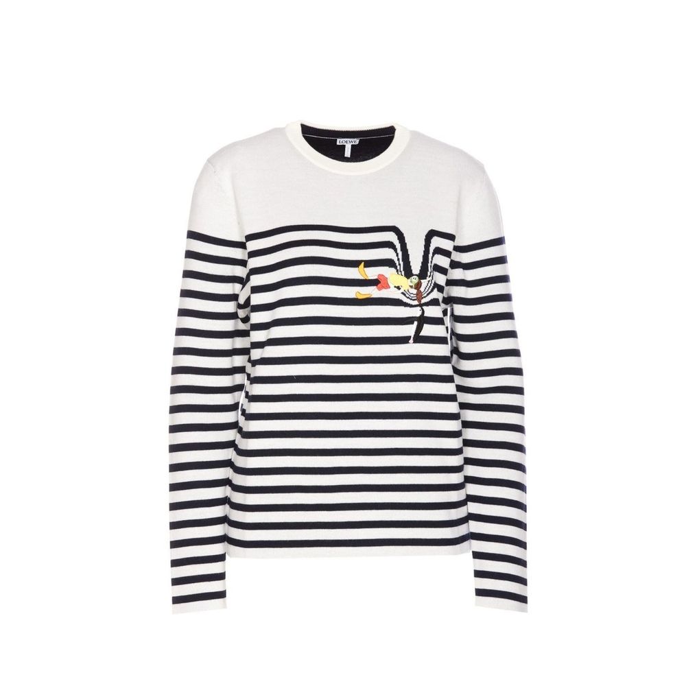 White Elastane Sweatshirt