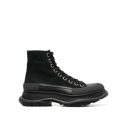 Black Canvas High Top Sneakers