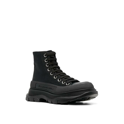 Black Canvas High Top Sneakers
