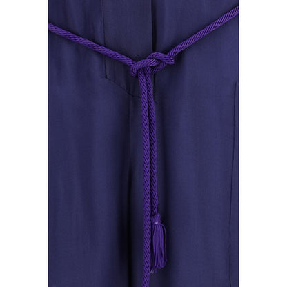 Blue Viscose Jumpsuit