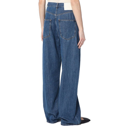 Blue Cotton Jeans Denim