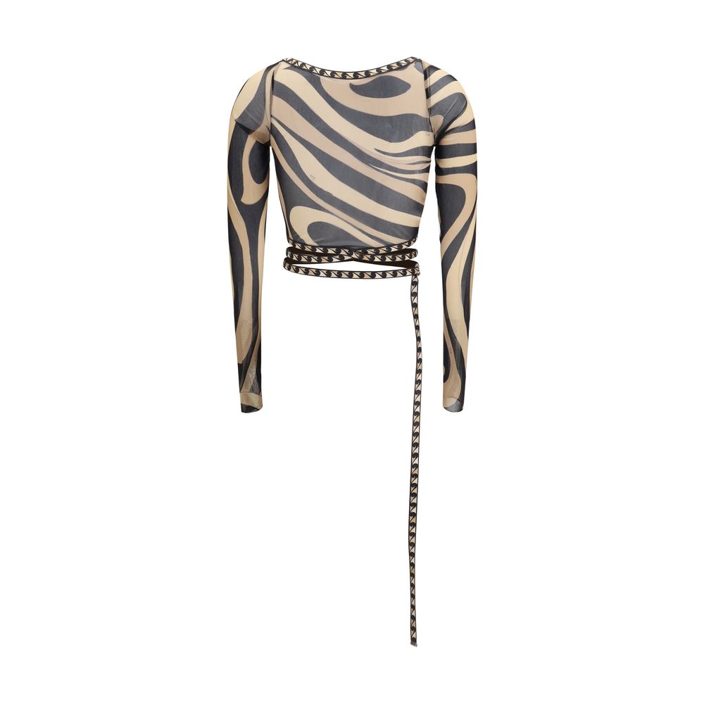 Beige Polyamide Shirt
