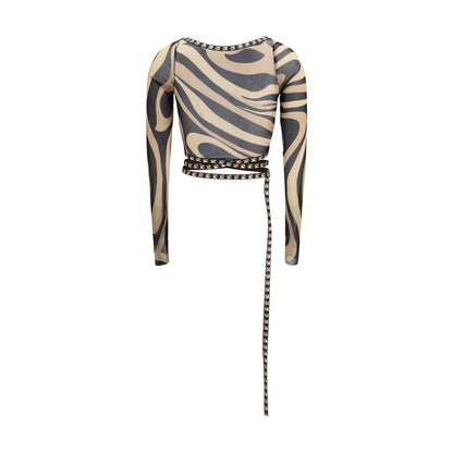 Beige Polyamide Shirt