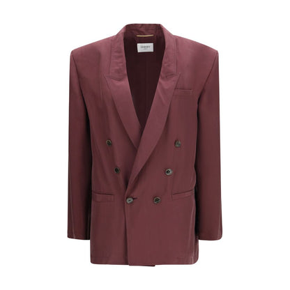 Purple Silk Blazer
