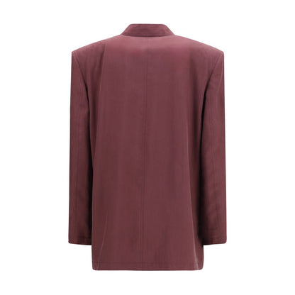 Purple Silk Blazer