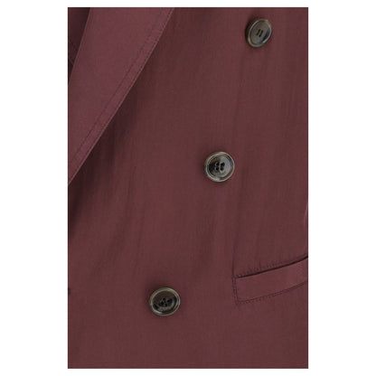Purple Silk Blazer