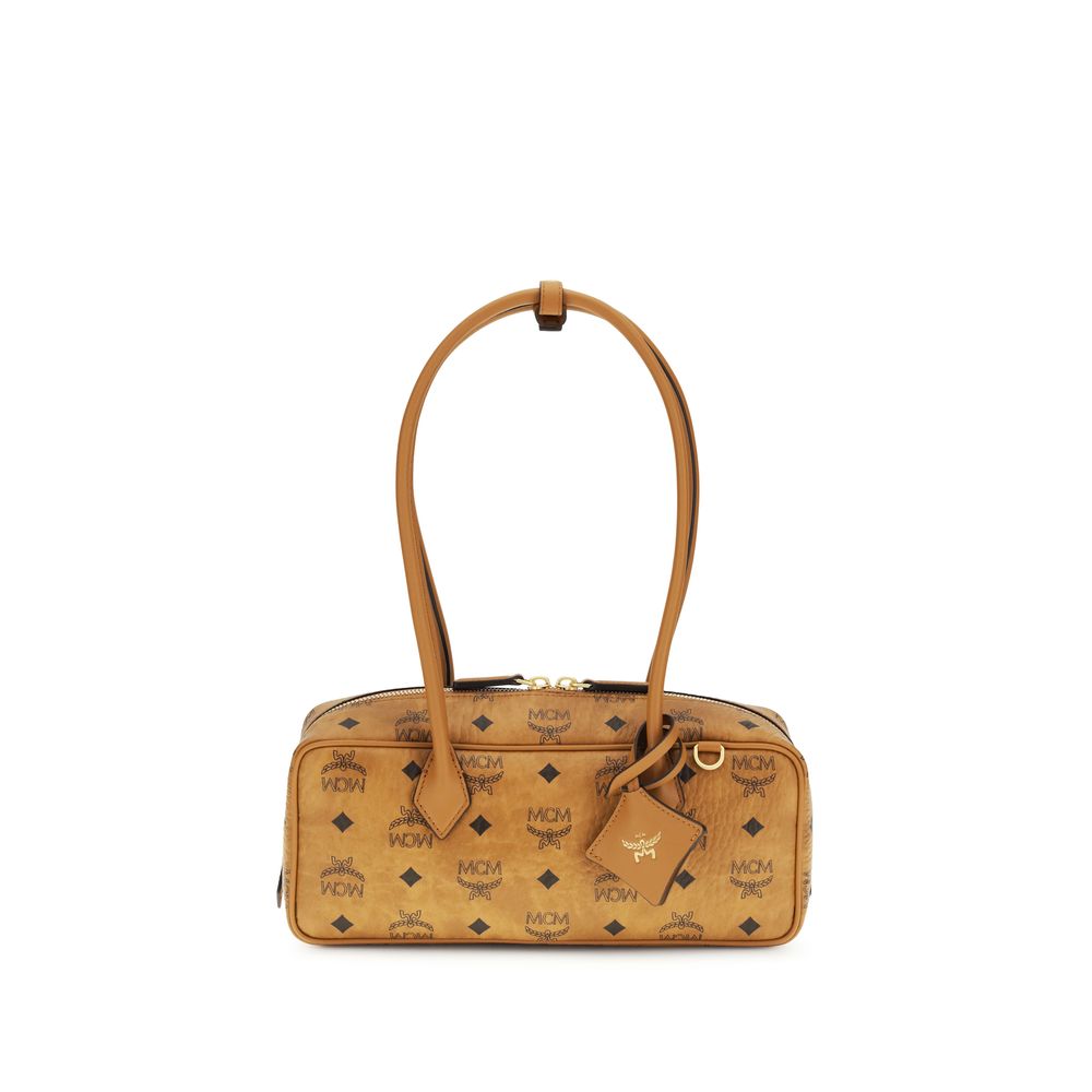 Brown Fabric Shoulder Bag