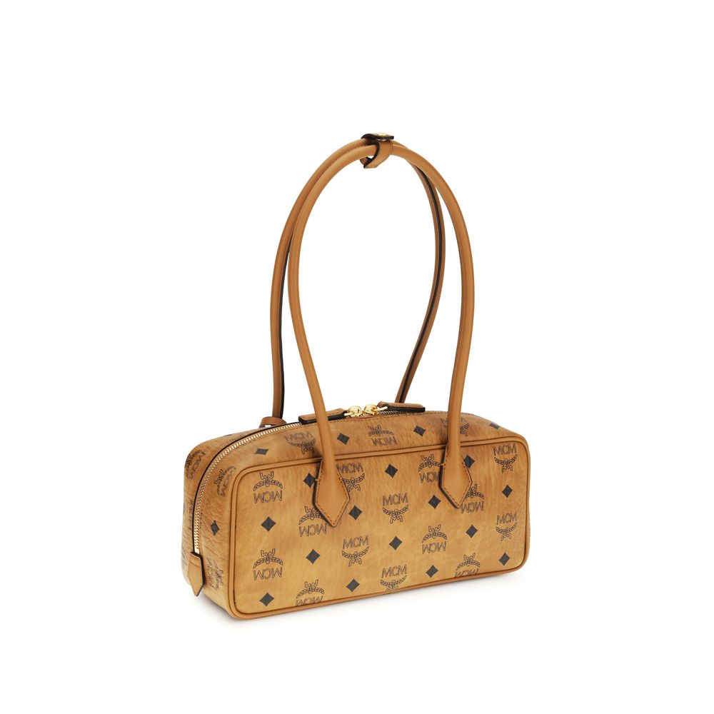 Brown Fabric Shoulder Bag