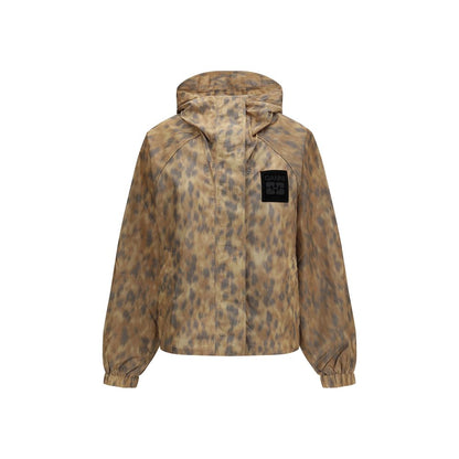 Beige Polyamide Shell Jacket