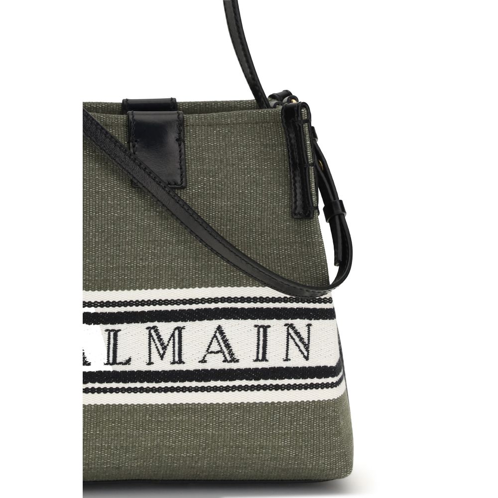 Bicolor Cotton Backet Bag