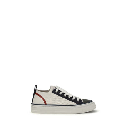 Multicolor Cotton Low Top Sneakers