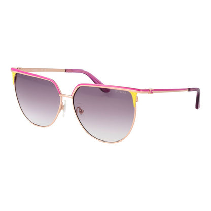 Rose Gold Metal Sunglasses