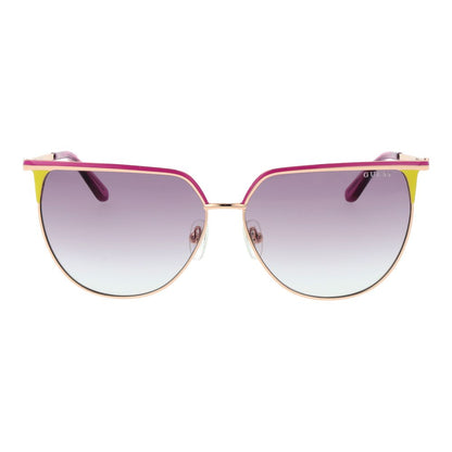 Rose Gold Metal Sunglasses