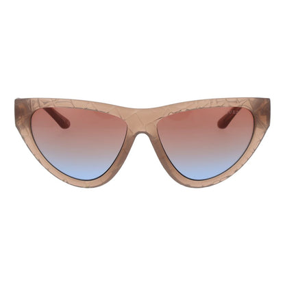 Beige Plastic Sunglasses