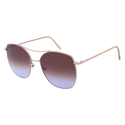 Brown Metal Sunglasses