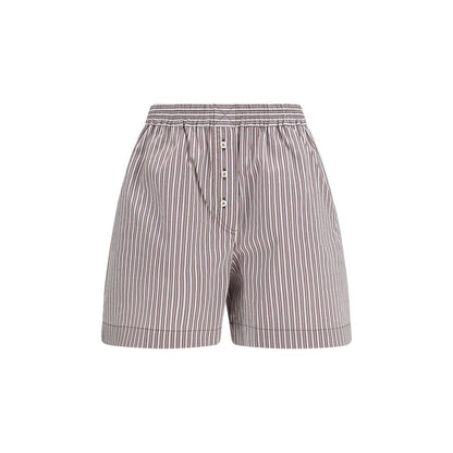 Multicolor Cotton Bermuda Shorts