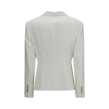 White Cotton Blazer