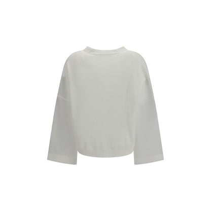 White Cotton Cardigan