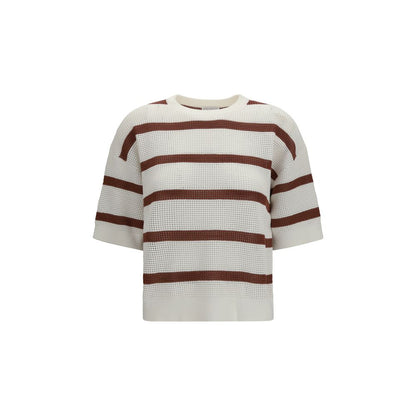 Brown Cotton Sweatshirt