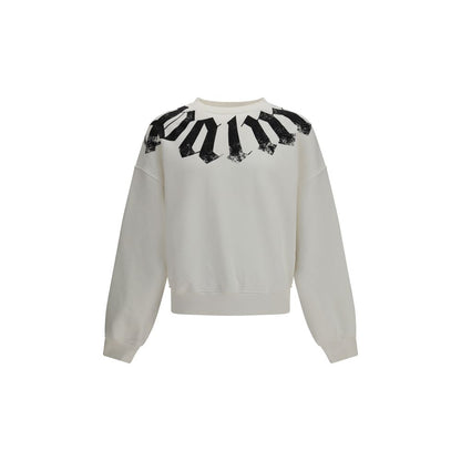 White Cotton Sweatshirt