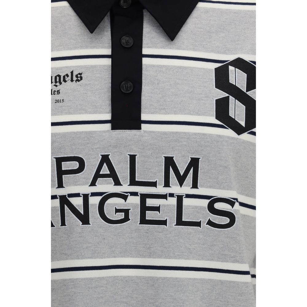 Gray Cotton Polo Shirt