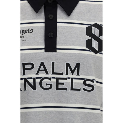 Gray Cotton Polo Shirt