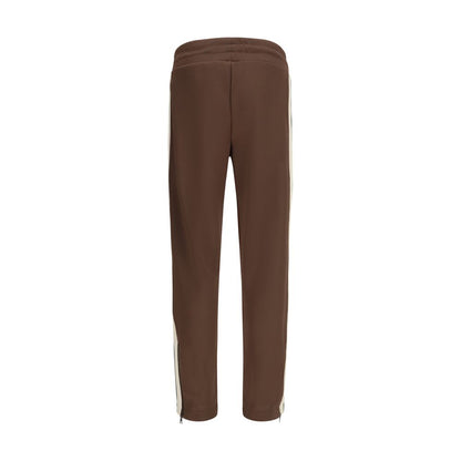 Brown Polyester Joggers (Workout Pants)