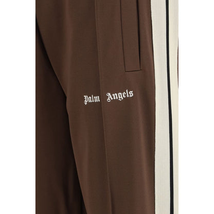 Brown Polyester Joggers (Workout Pants)