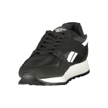 Black Polyester Unisex Sneaker