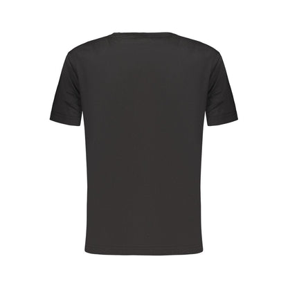 Black Cotton Womens T-Shirt