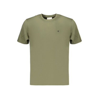 Green Cotton Men's T-Shirt