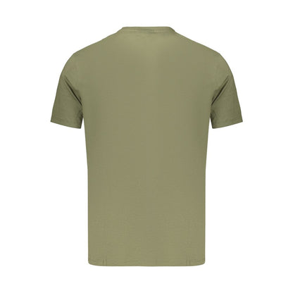 Green Cotton Men's T-Shirt