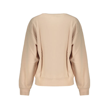 Pink Cotton Women's Sweatshirt