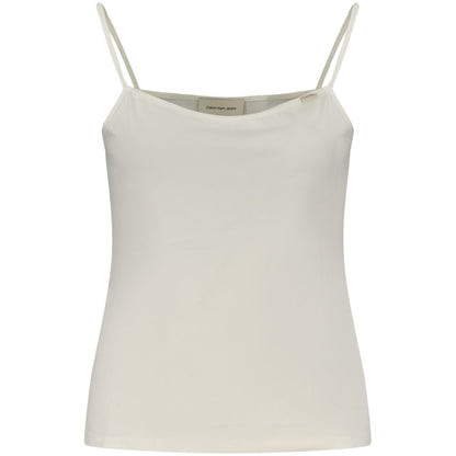 White Cotton Womens Tank