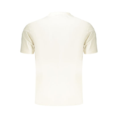 White Cotton Men's T-Shirt