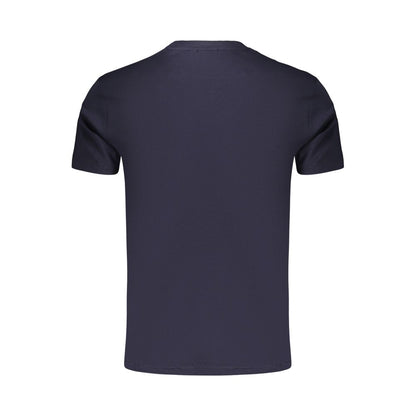 Blue Cotton Men's T-Shirt