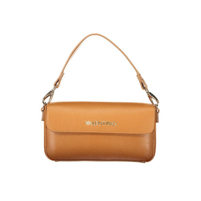 Brown Polyurethane Women's Bag