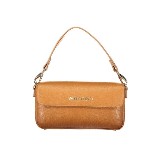 Brown Polyurethane Women's Bag