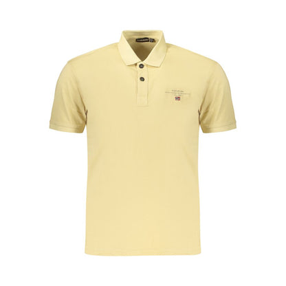 Beige Cotton Men's Polo