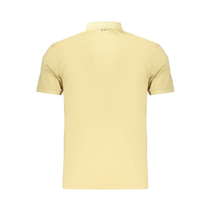 Beige Cotton Men's Polo