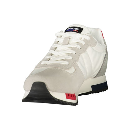 White Polyurethane Mens Sneaker