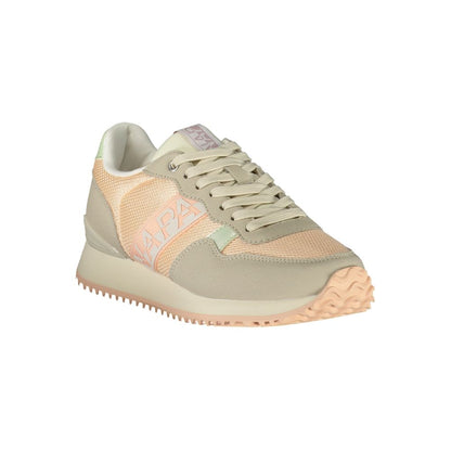 Pink Polyester Women's Sneaker