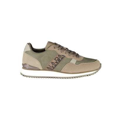 Verde Polyurethane Uomo Sneaker