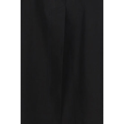 Black Viscose Sleveless Jacket
