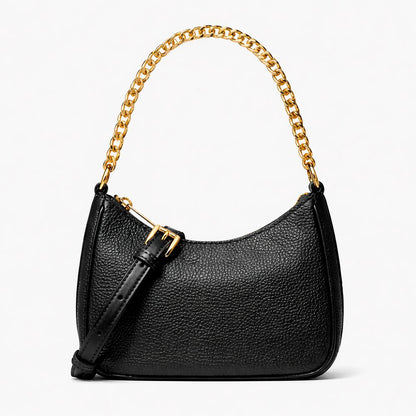 Black Fur Shoulder Bag