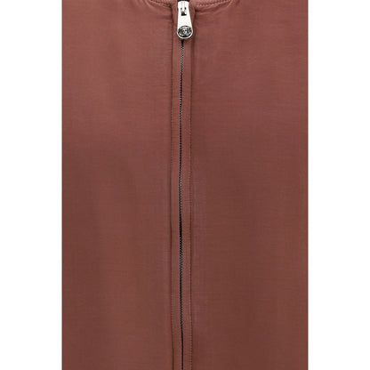 Bordeaux Silk Bomber